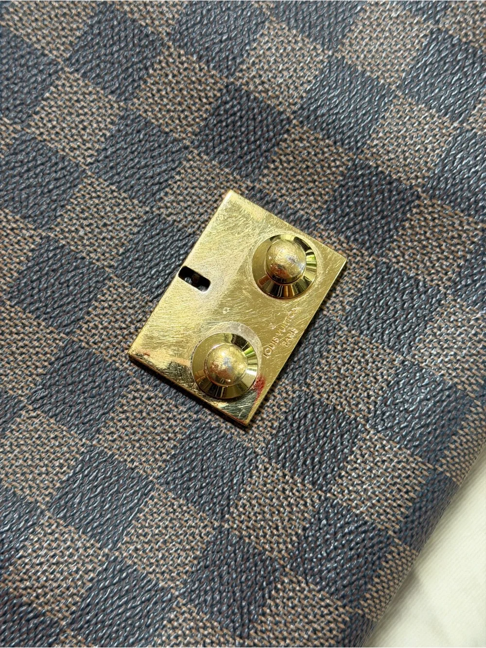 Louis Vuitton Brown Damier Ebene Crosette with Adjustable Strap - Picture 5 of 6